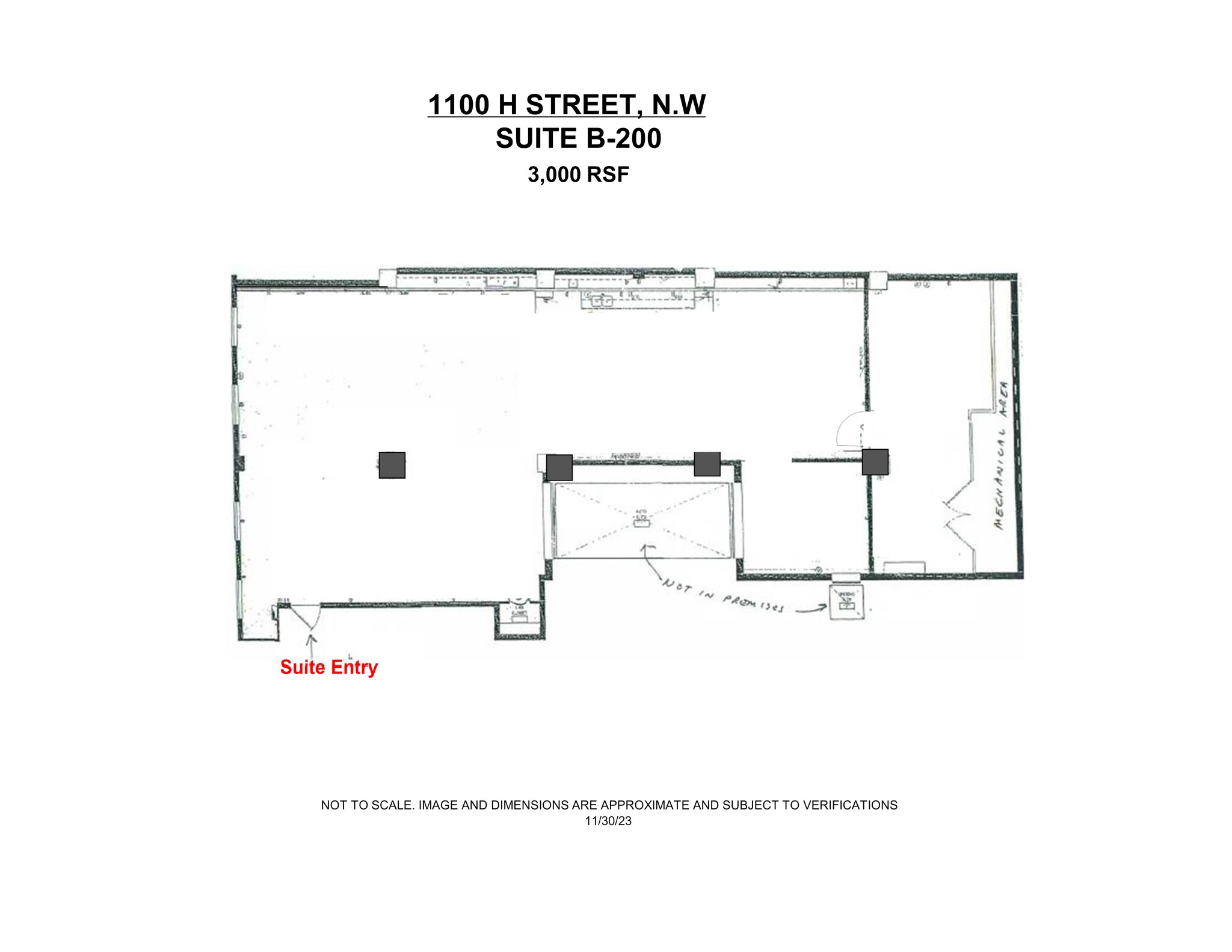 1100 H St NW, Washington, DC for lease Site Plan- Image 1 of 4