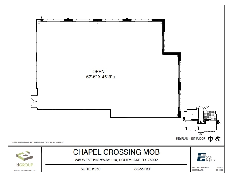 245 W SH 114, Southlake, TX for lease Floor Plan- Image 1 of 4