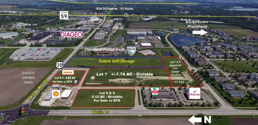 Route 30 & Wallin Dr, Plainfield, IL for sale - Building Photo - Image 1 of 5