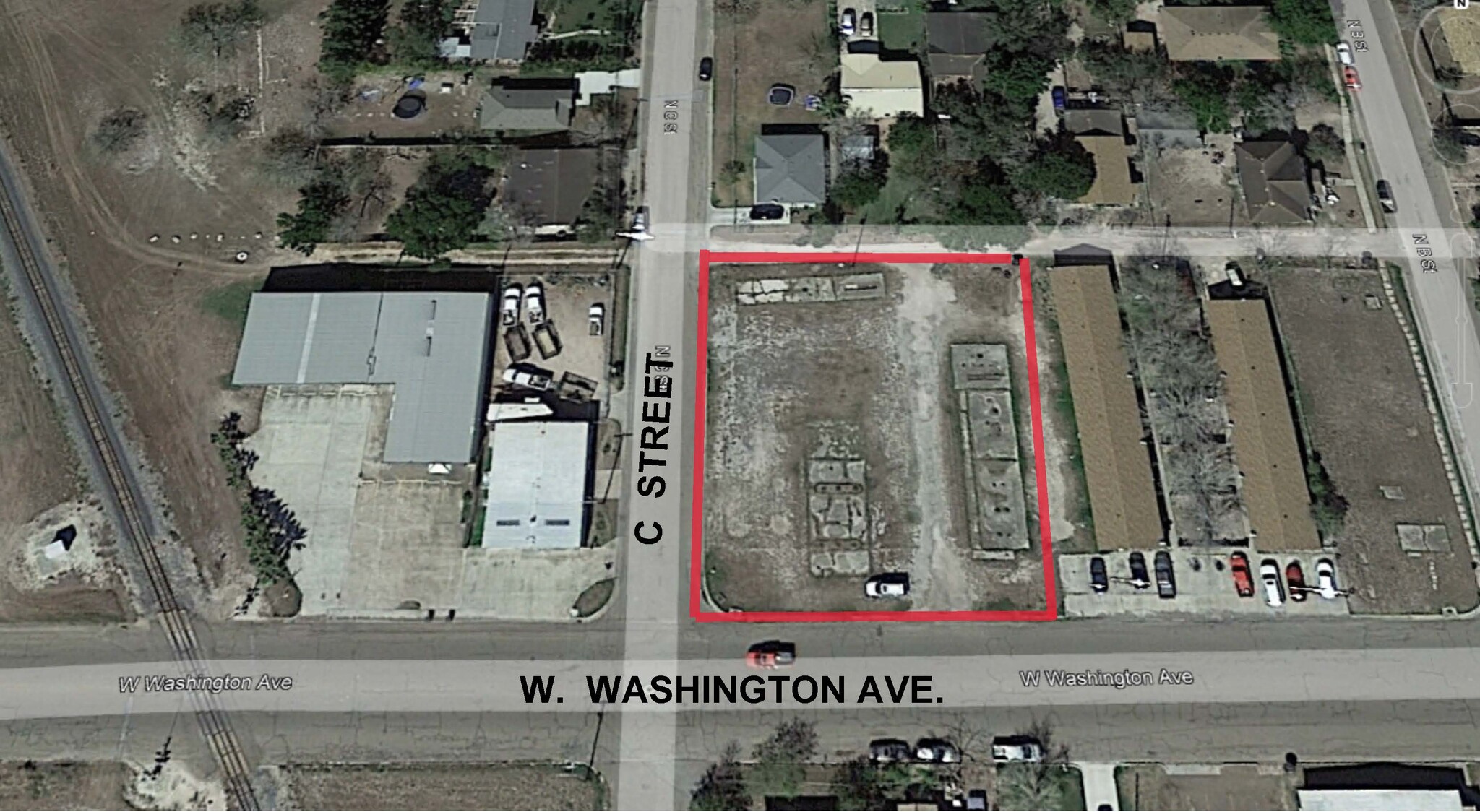 318 Washington Ave, Harlingen, TX for sale Aerial- Image 1 of 3