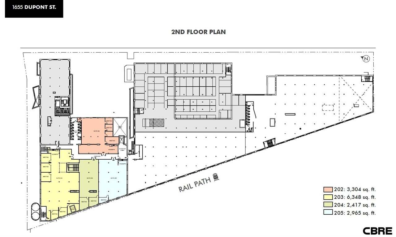 1655 Dupont St, Toronto, ON for lease Floor Plan- Image 1 of 1