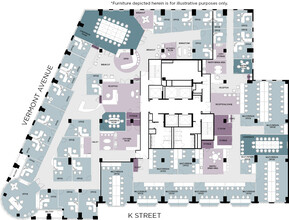 1425 K St NW, Washington, DC for lease Floor Plan- Image 2 of 2