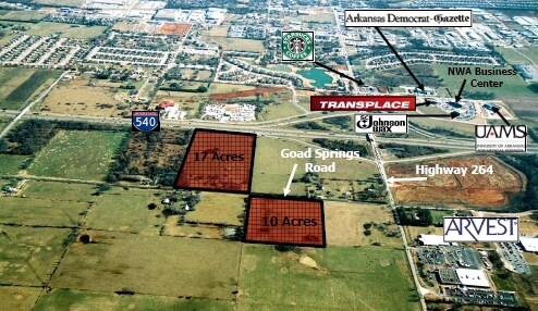 N Goad Springs Rd, Lowell, AR for sale - Primary Photo - Image 1 of 1