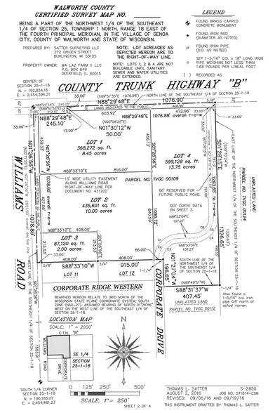 SE Williams Rd & County Highway B, Genoa City, WI for sale - Primary Photo - Image 1 of 1