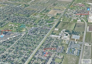 806 N 27th St, Harlingen, TX - AERIAL map view