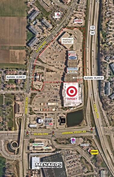 203-259 Junction Rd, Madison, WI for lease - Aerial - Image 2 of 3