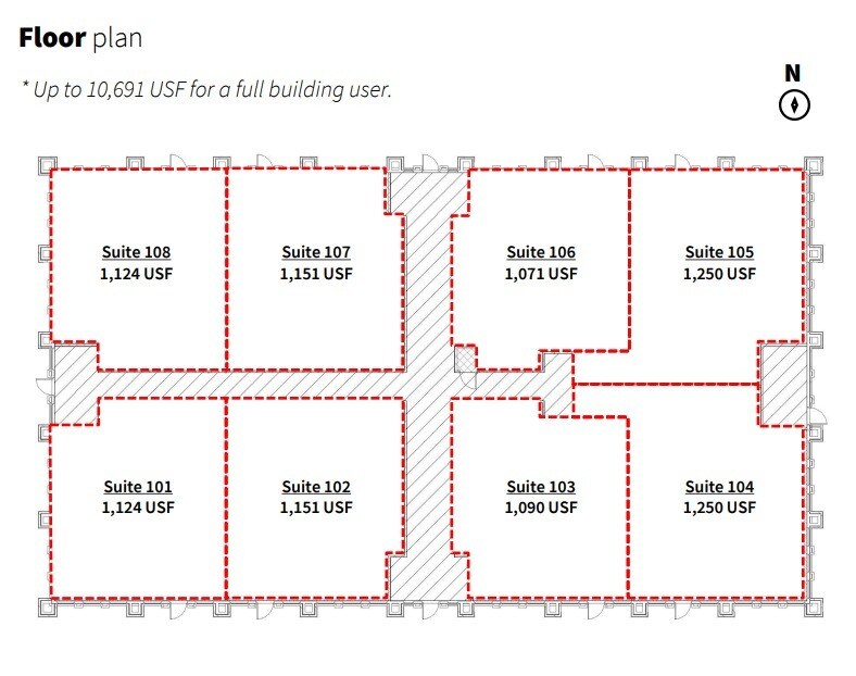 1960 Magazine, Ankeny, IA for lease Floor Plan- Image 1 of 1