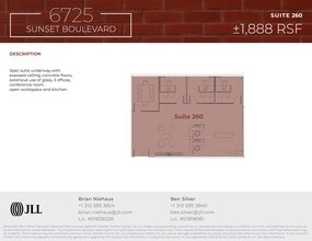 6725 W Sunset Blvd, Los Angeles, CA for lease Site Plan- Image 1 of 1