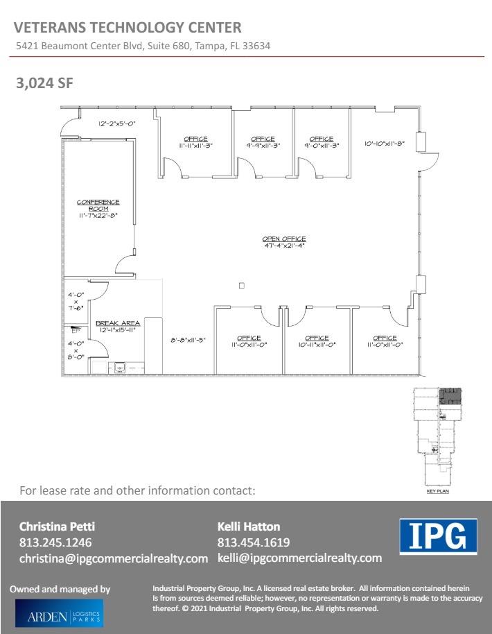 5402-5460 Beaumont Center Blvd, Tampa, FL for lease Floor Plan- Image 1 of 1