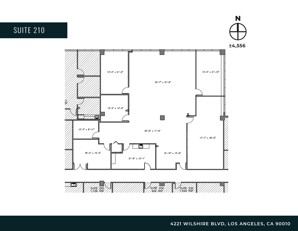 4221 Wilshire Blvd, Los Angeles, CA for lease Floor Plan- Image 1 of 2