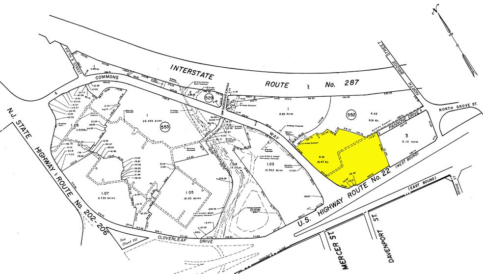 200 Crossing Blvd, Bridgewater, NJ for sale - Plat Map - Image 1 of 1