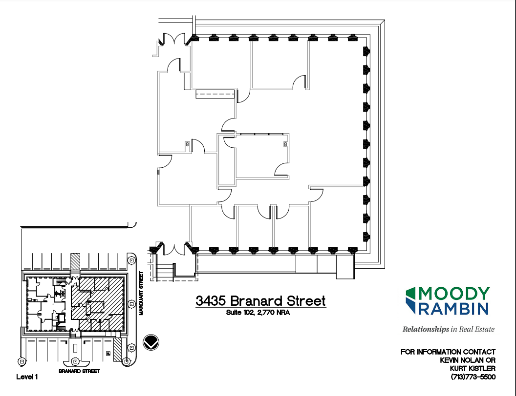 3435 Branard St, Houston, TX for lease Floor Plan- Image 1 of 1