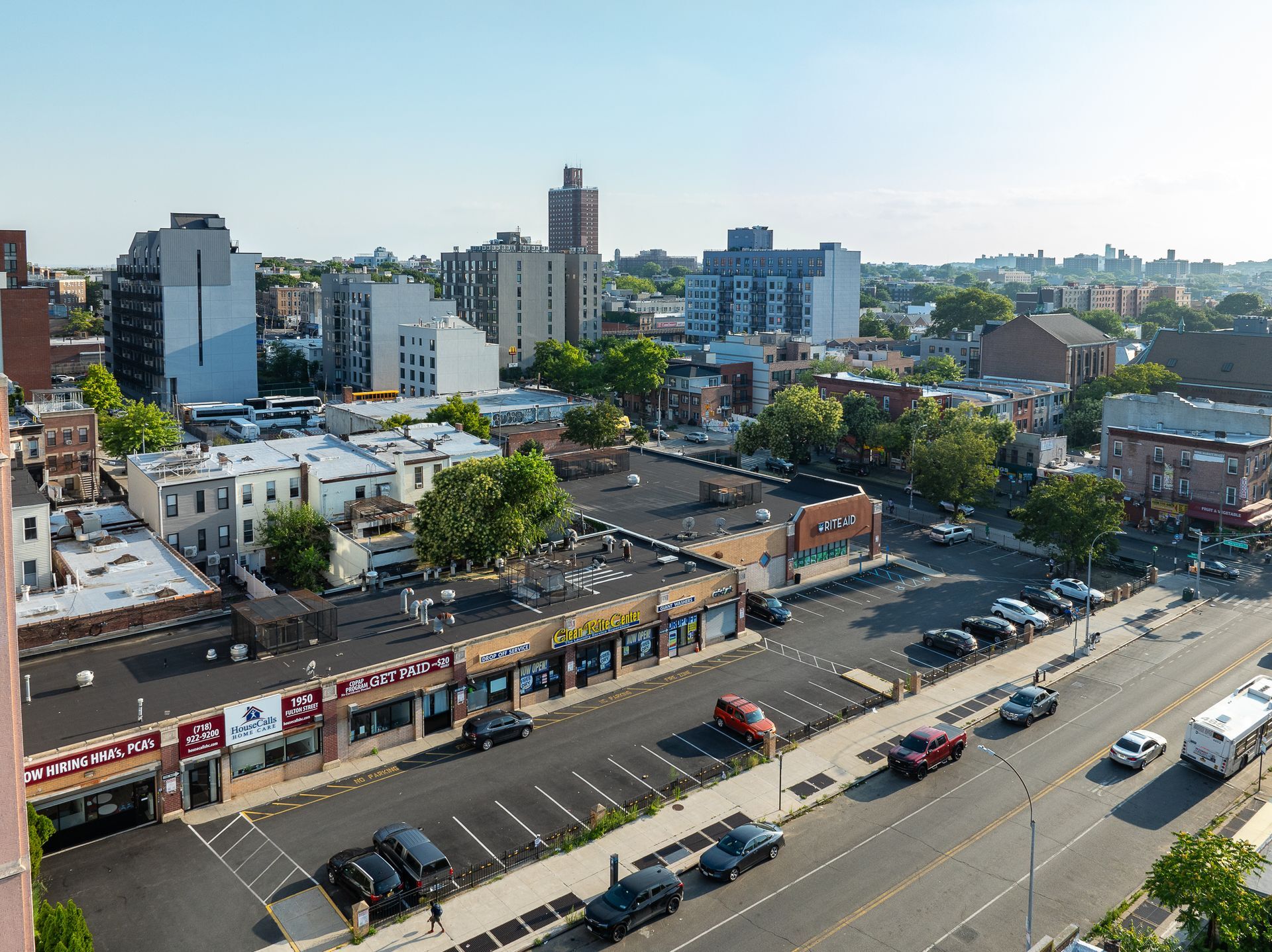 1950 Fulton St, Brooklyn, NY for sale Aerial- Image 1 of 2