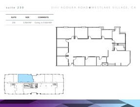 31111 Agoura Rd, Westlake Village, CA for sale Floor Plan- Image 1 of 1