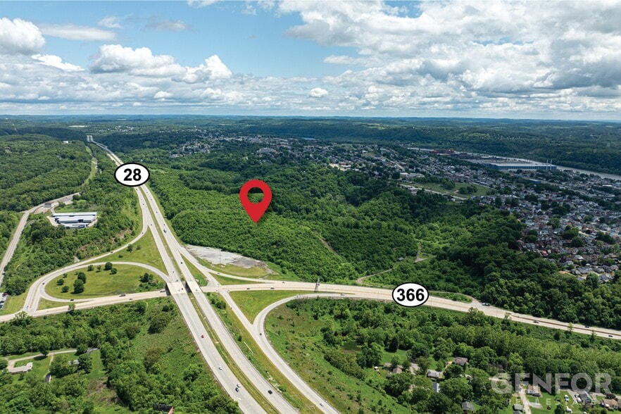 Freeport Rd, Natrona Heights, PA for sale - Aerial - Image 1 of 9