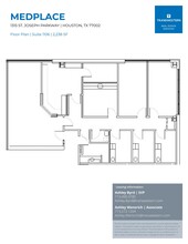 1315 St Joseph Pky, Houston, TX for lease Floor Plan- Image 1 of 2