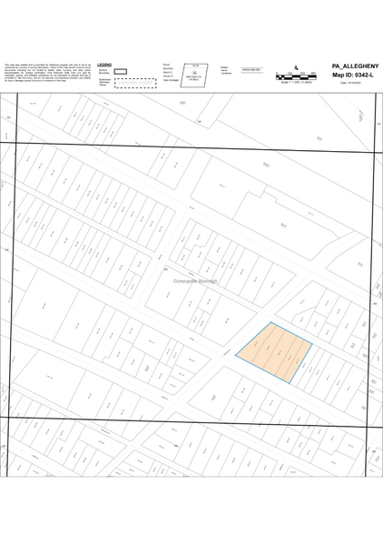 1507 5th Ave, Coraopolis, PA for sale - Plat Map - Image 2 of 2