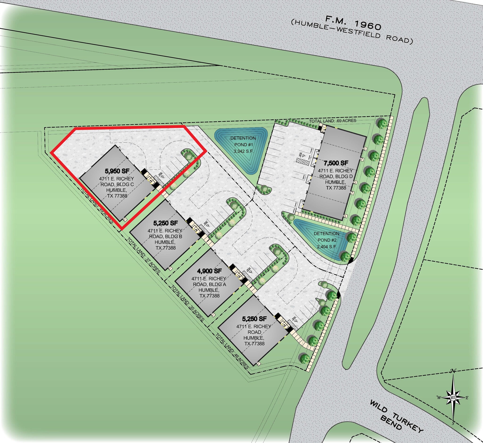 4711 E Richey Rd, Humble, TX 77338 Building C