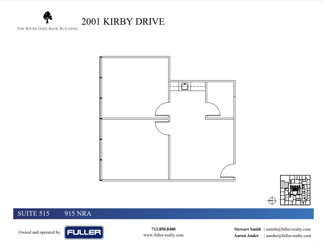 2001 Kirby Dr, Houston, TX for lease Floor Plan- Image 1 of 1