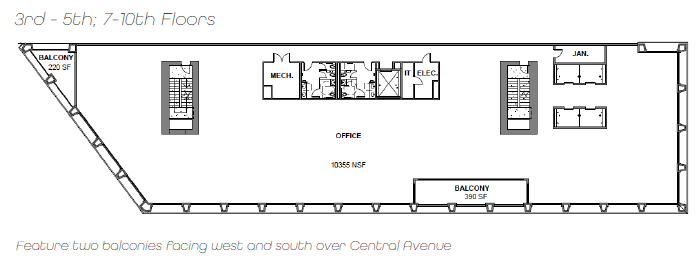 1305 Central Ave, Saint Petersburg, FL for lease Typical Floor Plan- Image 1 of 1