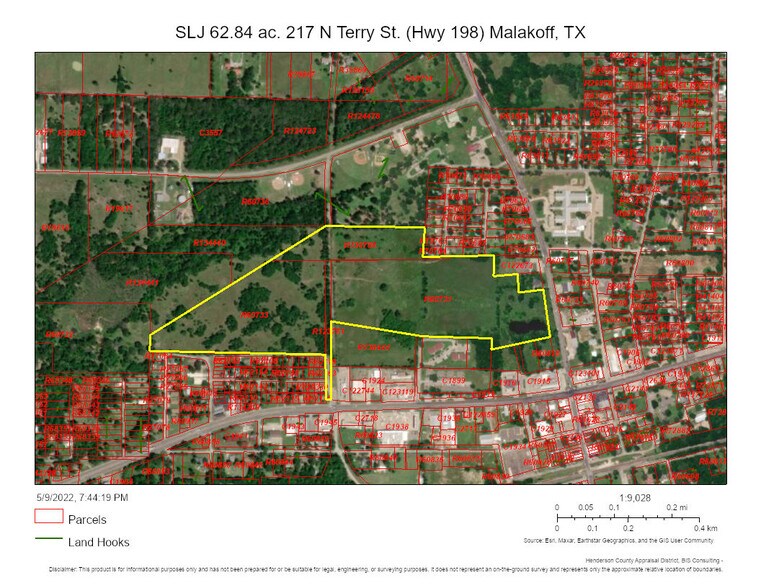 217 Terry, Malakoff, TX 75148 62.84 ac. 217 N Terry St. Malakoff, TX