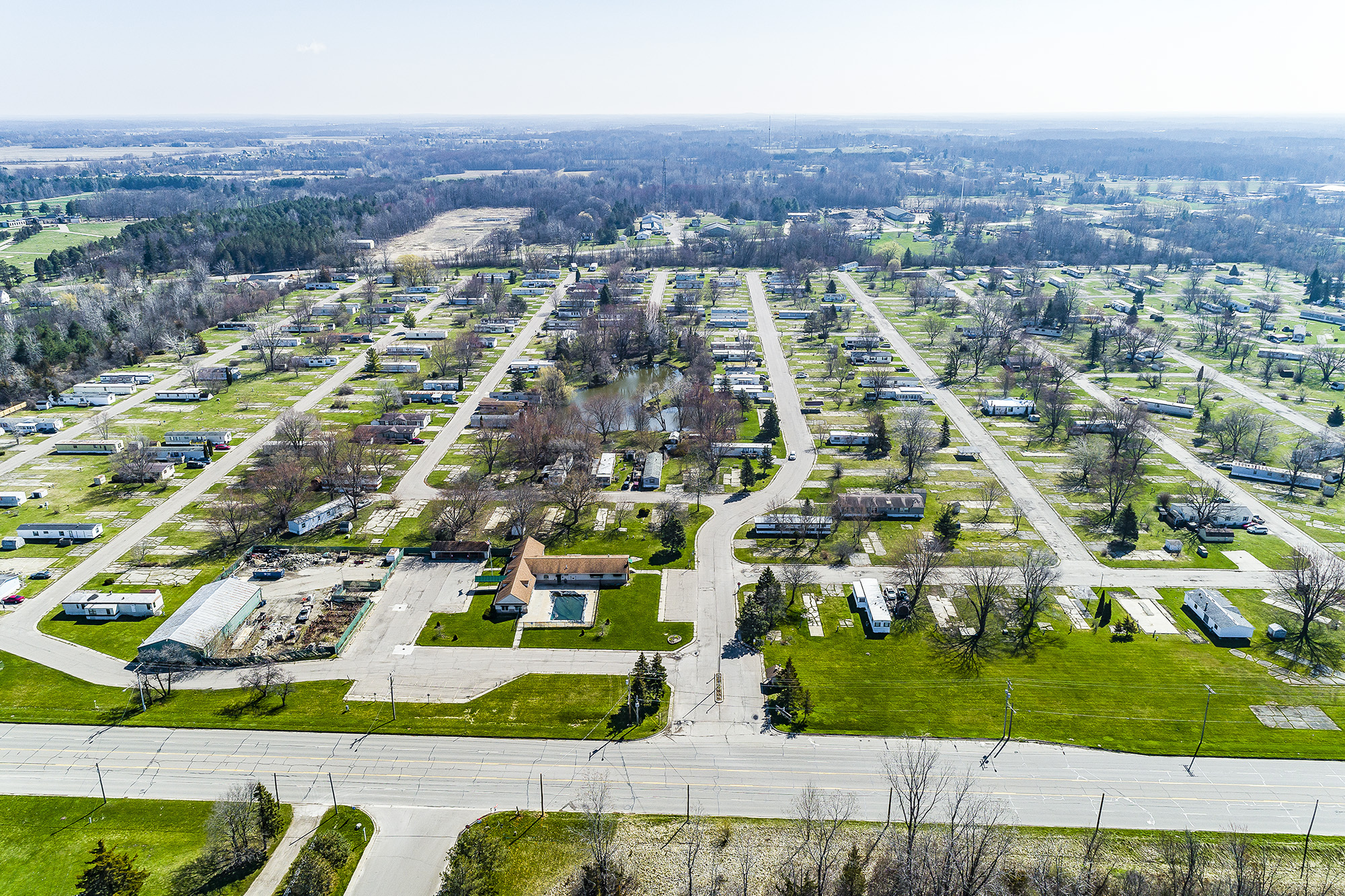 9098 N Saginaw Rd, Mount Morris, MI for sale Aerial- Image 1 of 1