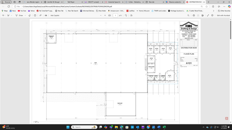 76 County Road 201, Pecos, TX for lease - Floor Plan - Image 3 of 61