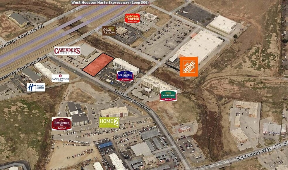 2532 Southwest Blvd San Angelo Tx 76901 1 02 Acre Retail Parcel Southwest San Angelo Loopnet Com