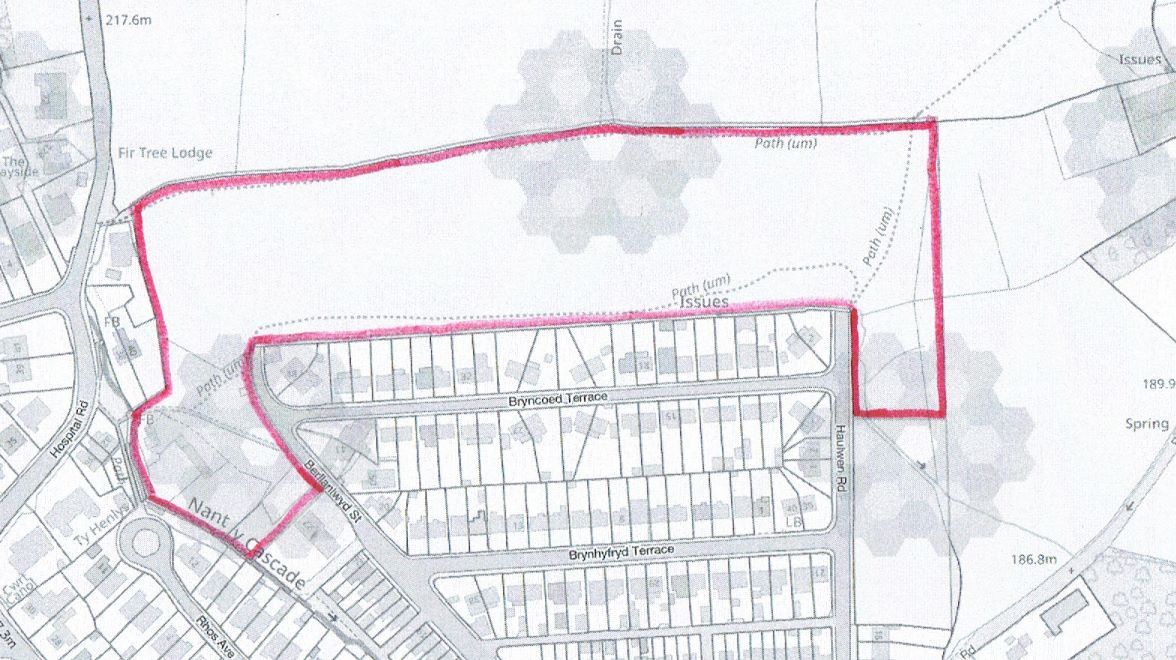Land at Penpedairheol, Penpedairheol for sale Site Plan- Image 1 of 1