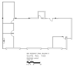 800 Roosevelt Rd, Glen Ellyn, IL for lease Floor Plan- Image 2 of 2