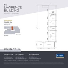 515 E Grant St, Phoenix, AZ for lease Floor Plan- Image 1 of 2