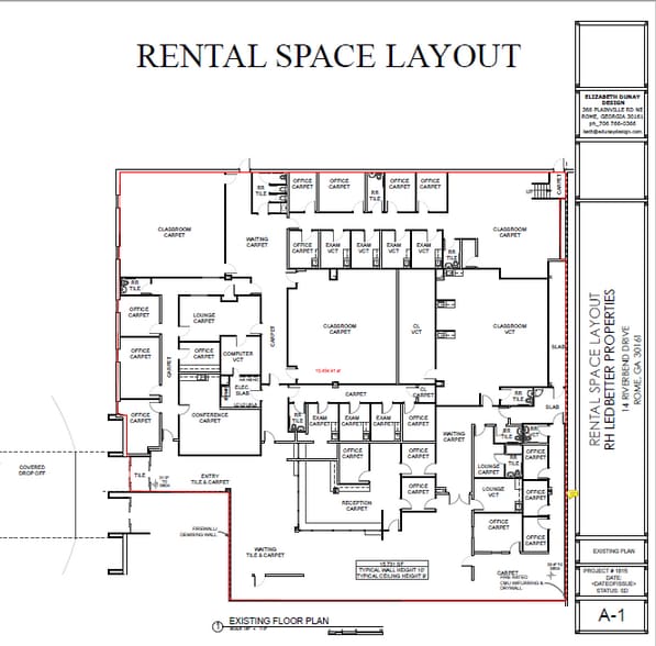1476 Turner McCall Blvd SW, Rome, GA for lease - Floor Plan - Image 2 of 3