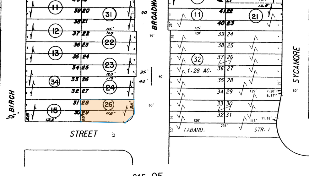 1626 S Broadway, Santa Ana, CA for sale - Plat Map - Image 1 of 1