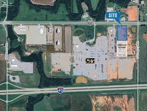 16300 W Highway 66, Yukon, OK - AERIAL map view