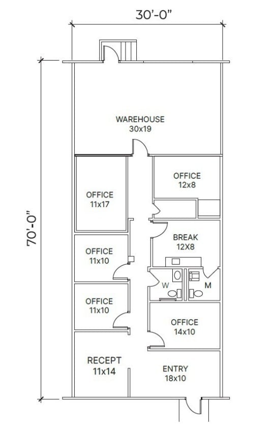 1517 W Carrier Pky, Grand Prairie, TX for lease Floor Plan- Image 1 of 1