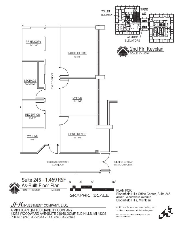 40701 Woodward Ave, Bloomfield Hills, MI for lease Floor Plan- Image 1 of 1