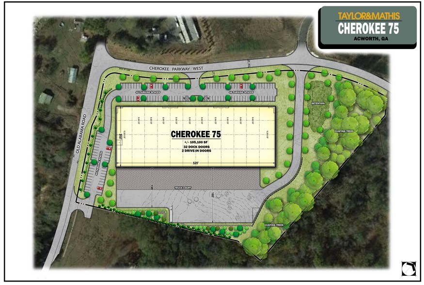2801 Cherokee Pky W, Acworth, GA for lease - Building Photo - Image 1 of 2