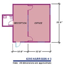 6295 Harrison Dr, Las Vegas, NV for lease Floor Plan- Image 1 of 1