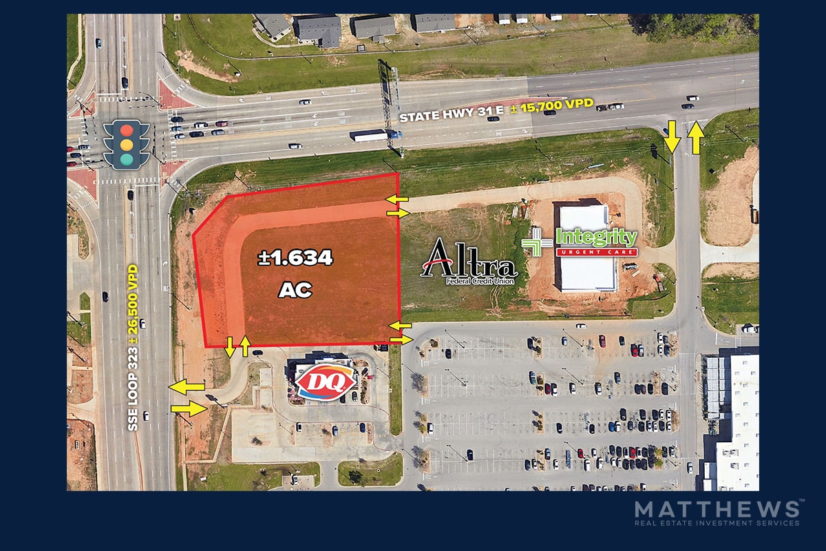 SEC SE 323 & TX-31 loop, Tyler, TX for sale Building Photo- Image 1 of 3