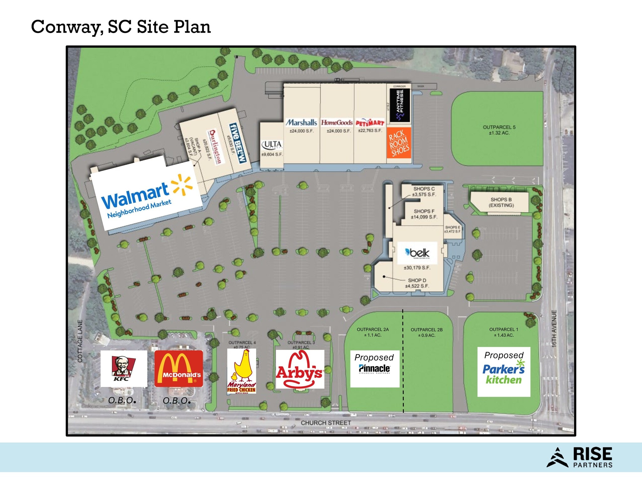 1610 Church St, Conway, SC for lease Site Plan- Image 1 of 1