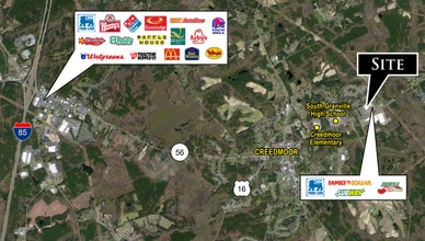 2155 Wilton Ave, Creedmoor, NC - AERIAL  map view
