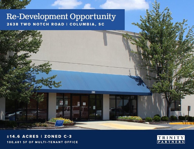 2638 Two Notch Rd, Columbia, SC for sale - Building Photo - Image 1 of 1