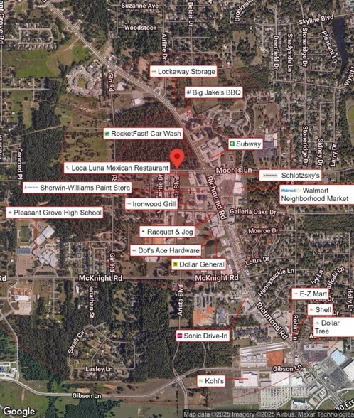 0 Arista & Moores Lane, Texarkana, TX for sale - Building Photo - Image 3 of 4