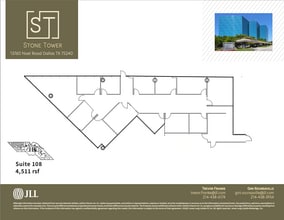 13760 Noel Rd, Dallas, TX for lease Floor Plan- Image 1 of 1