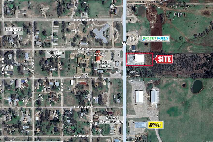 1252 State Highway 99, Howard, KS for lease - Building Photo - Image 2 of 2