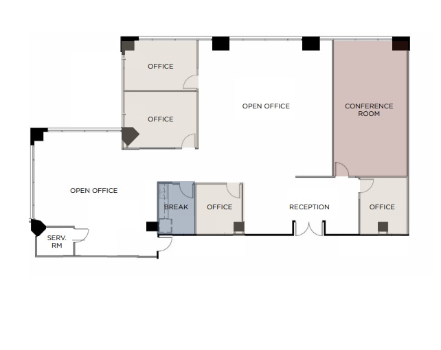 7676 Hazard Center Dr, San Diego, CA for lease Floor Plan- Image 1 of 2