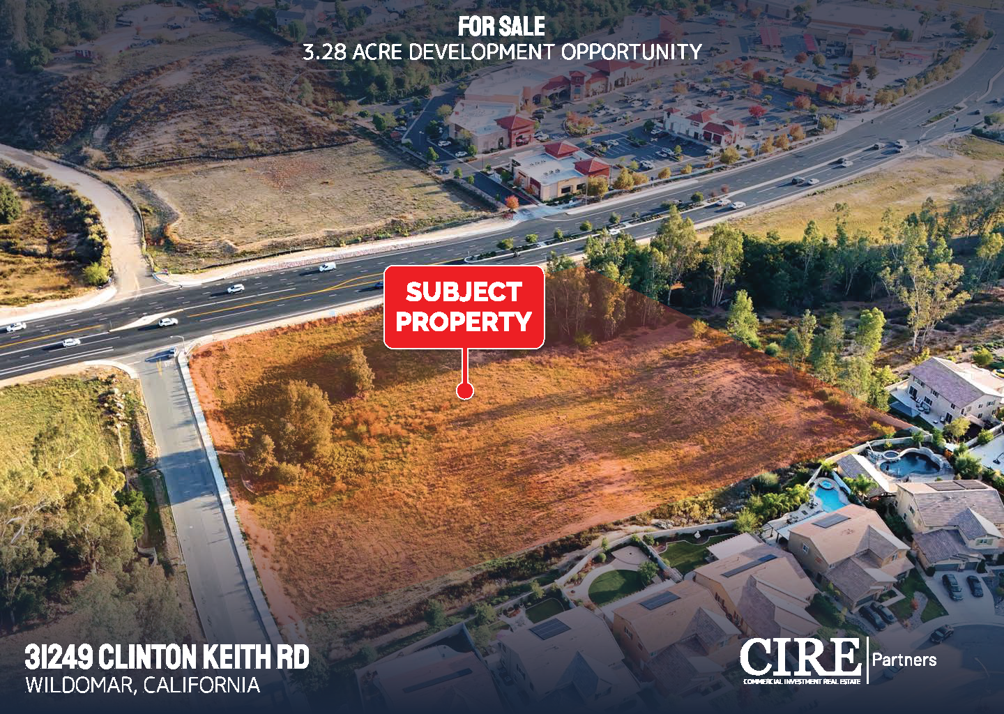 31249 Clinton Keith Rd, Wildomar, CA for sale Aerial- Image 1 of 8