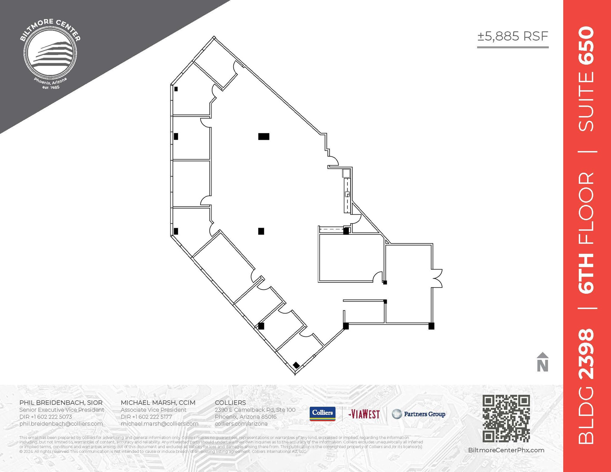 2398 E Camelback Rd, Phoenix, AZ for lease Floor Plan- Image 1 of 1