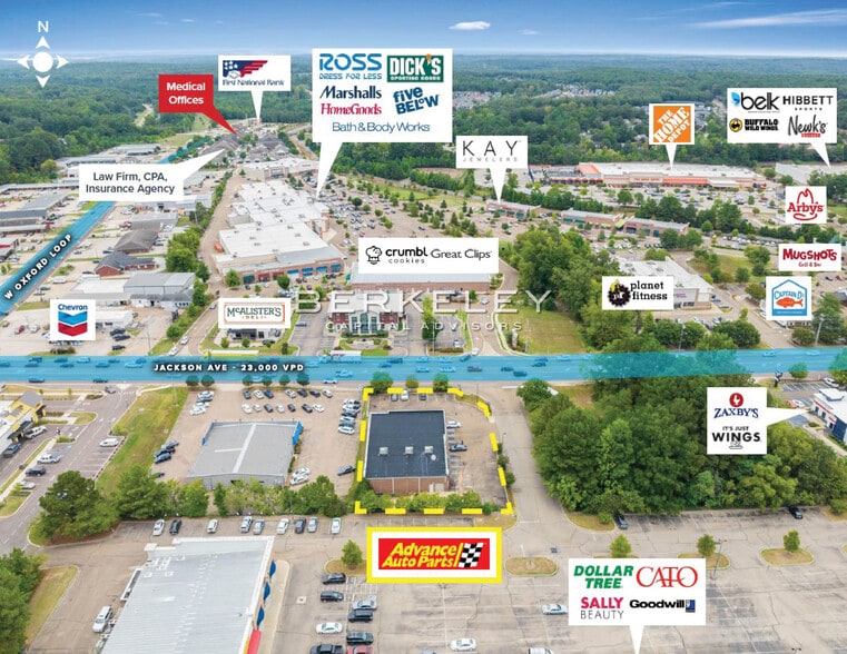 2590 Jackson Ave W, Oxford, MS for sale - Building Photo - Image 3 of 6