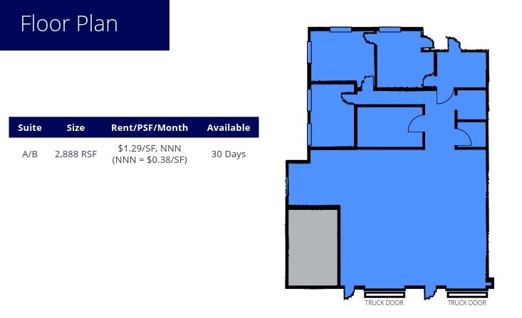 13670 Danielson St, Poway, CA for lease Floor Plan- Image 1 of 2